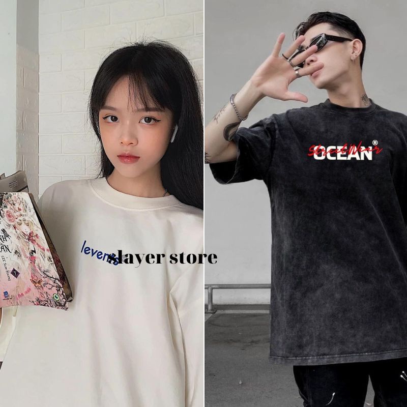Áo thun Nam Nữ Unisex in chữ Ievent-RAISE YOUR FLAG hàng cotton cao cấp