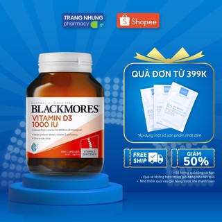 Viên uống blackmores vitamin d3 1000iu hộp 60 viên
