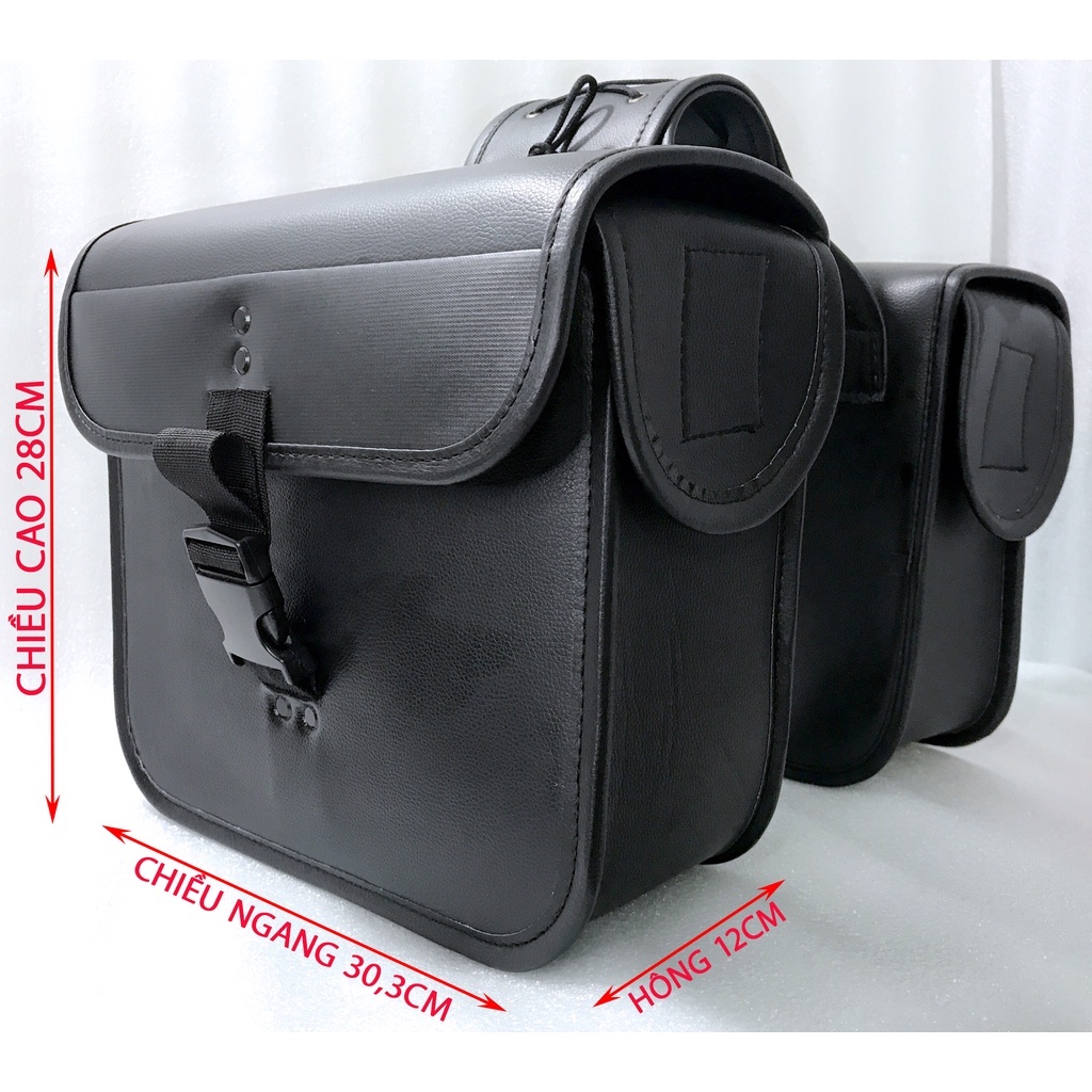 CẶP TÚI WOL LỚN  SIZE 30 VUÔNG TREO ĐƯỢC NHIỀU LOẠI XE