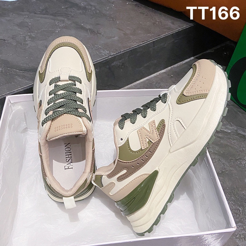 GIÀY THỂ THAO NỮ SIÊU HOT 4CM - TT166