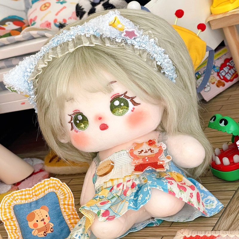 Búp bê không thuộc tính tóc tơ Lục Nha Nha 20cm