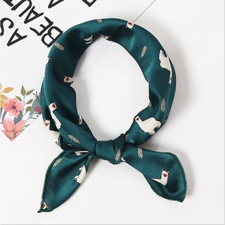 Khăn turban nữ, khăn thắt nơ lụa silk nhiều màu