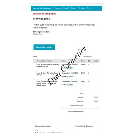 Set tẩy da chết & dưỡng thể Soap & Glory