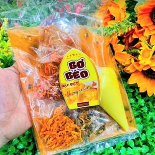 Combo 5 bịch bánh tráng phơi sương cuộn bơ béo hành phi ruốc khô gà siêu phẩm