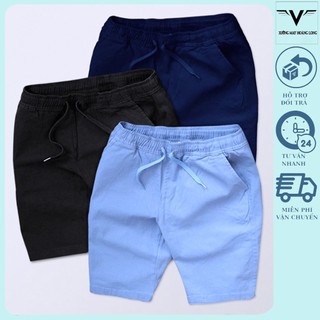 Quần shost nam cạp chun vải kaki