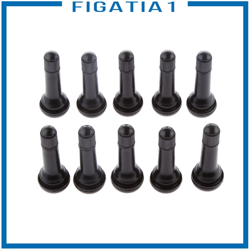 Set 10 Van Lốp Xe Hơi Bằng Cao Su Màu Đen TR414 figatia1