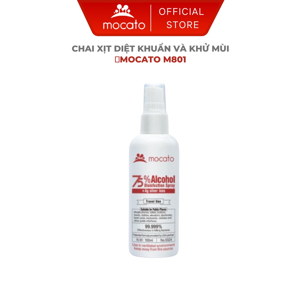 Chai Xịt Diệt Khuẩn Và Khử Mùi Giầy Mũ Bảo Hiểm Mocato M801