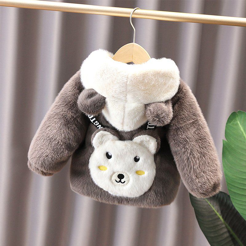 Hàng Có Sẵn Áo Khoác Đệm Cotton Lông Cừu Dày Thời Trang Mùa Đông Cho Bé Trai