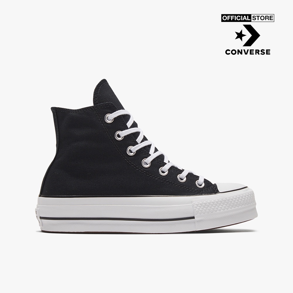 CONVERSE - Giày sneakers nữ cổ cao Chuck Taylor All Star Lift 560845C-0050_BLACK