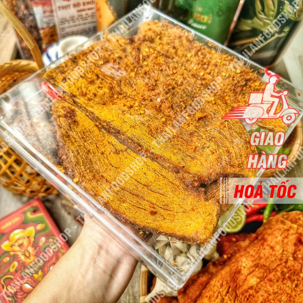 Hộp Vuông Khô Bò Miếng Mềm (Hộp Vuông Kim Cương) - Hộp 500Gr