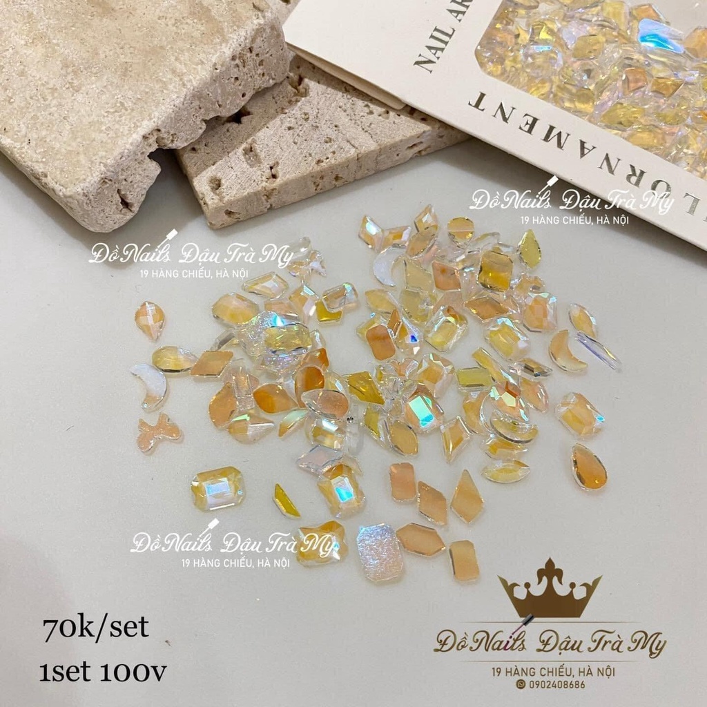 Phụ kiện nail - Đá Aurora Diamond