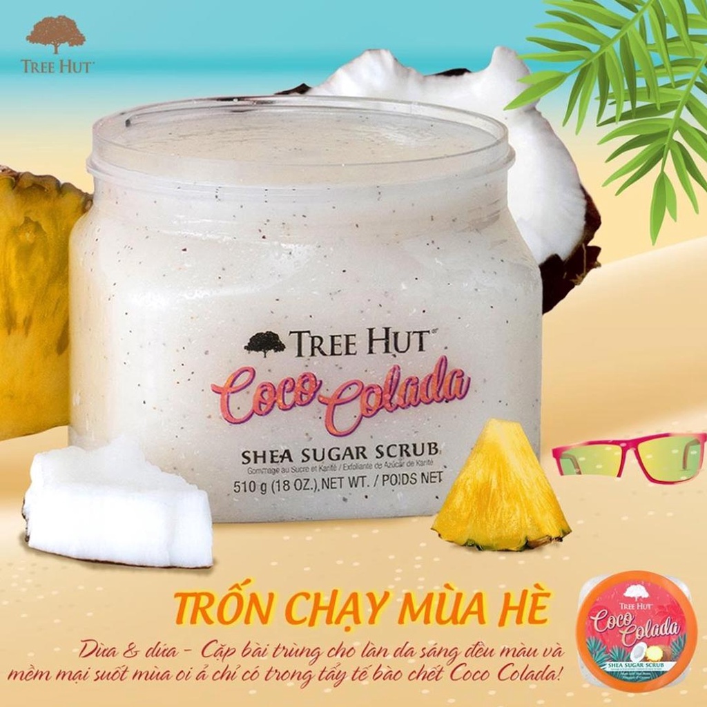 Tẩy Da Chết Tree Hut Shea Sugar Scrub 510g