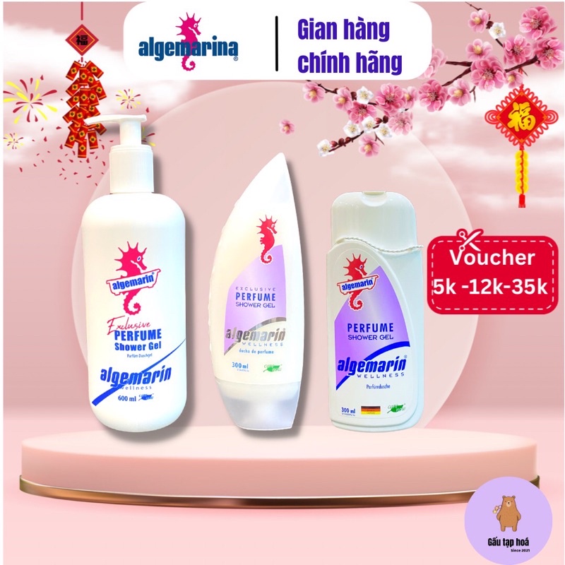 Sữa tắm cá ngựa Algemarin Perfume Shower Gel - nhập khẩu Đức