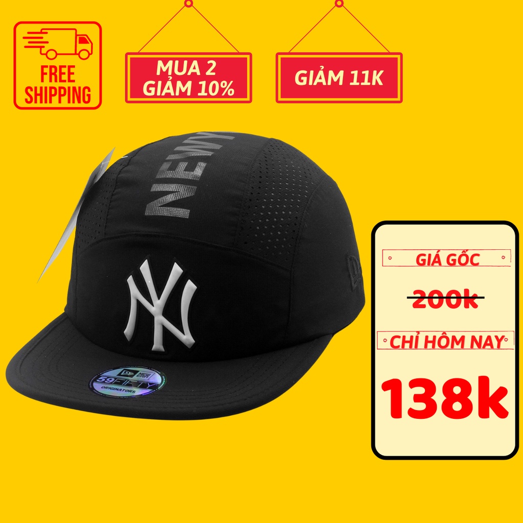 Mũ Snapback N.Y dù gió chữ in trên đầu