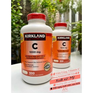 Vitamin c 1000mg chai 500 viên của mỹ