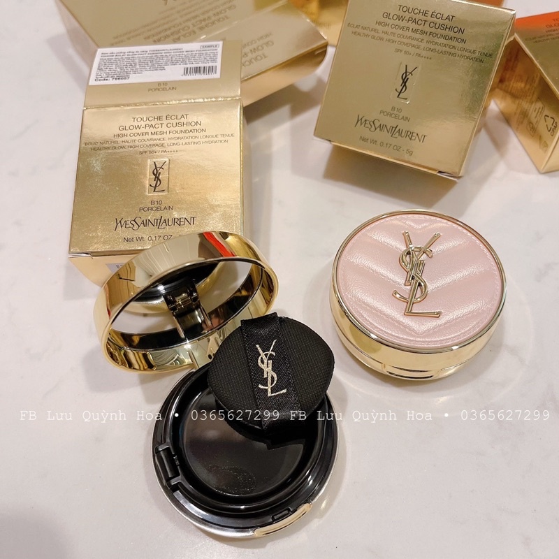 Phấn nước YSL Touche Eclat Glow-Pact Cushion B10 căng bóng 5gr