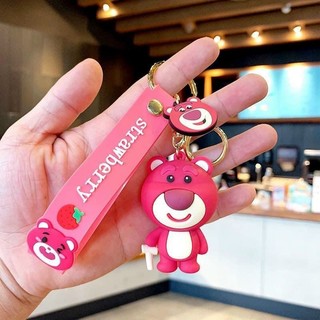 Móc khoá Gấu dâu lotso cao cấp