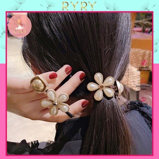 Dây Cột Tóc Hoa Ngọc Xinh Xắn Cho Nữ