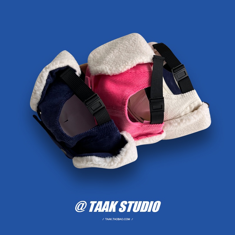 Mũ nhung tăm bảo vệ tai thời trang mùa đông Hàn Quốc mới cho ba mẹ và bé khi đi trượt tuyết