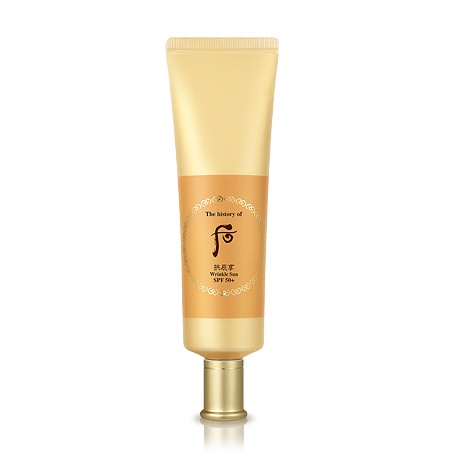 10/30 Gói kem chống nắng chống nhăn Whoo vàng - WHOO JIN HAE YOON WRINKLE SUN CREAM SPF50+/PA+++ gói 1ml