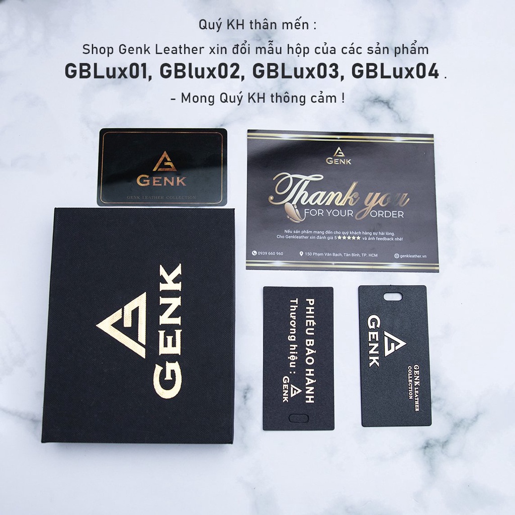 Ví Da Nappa Nam Cao Cấp Genk - GBLux01