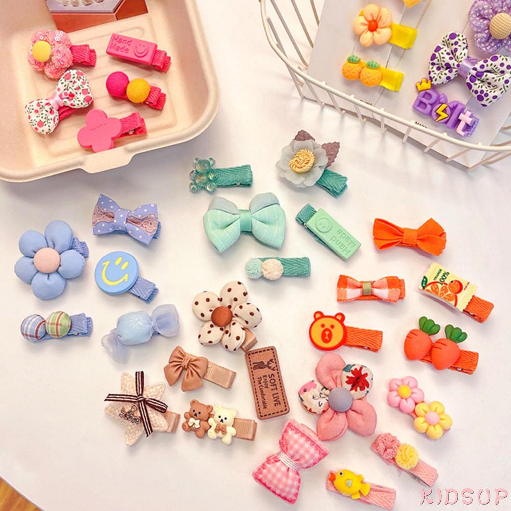 Set 5 Kẹp Tóc Nơ Xinh Xắn Cho Bé Gái
