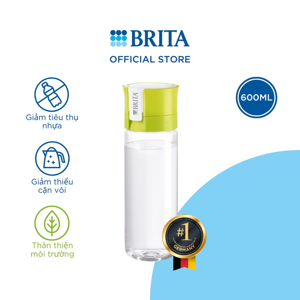 Bình lọc nước BRITA Vital - 600ml (có sẵn 1 đĩa lọc Microdisc)