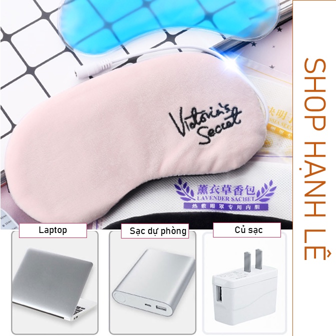 Chườm mắt nóng điện cáp USB hỗ trợ làm ấm và giảm mệt mỏi cho mắt