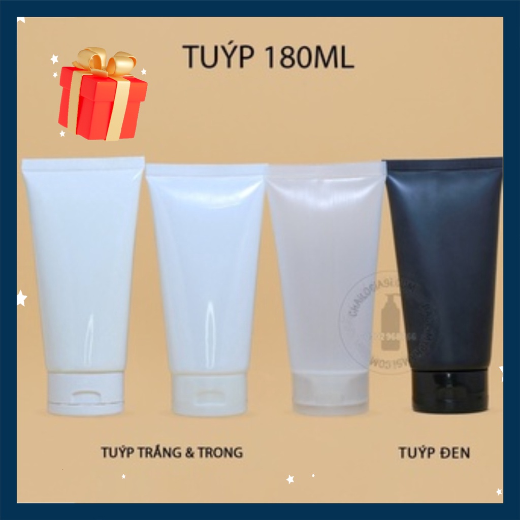 TUÝP NHỰA RỖNG ĐỰNG KEM 180ML