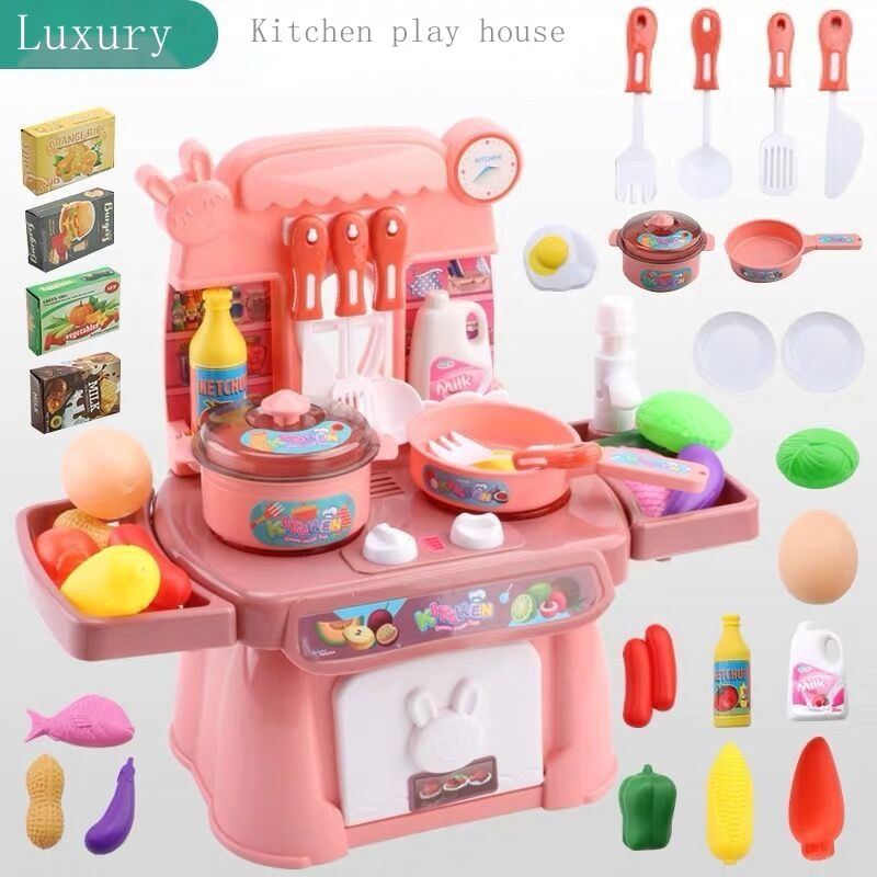 Đồ chơi trẻ em Nấu Ăn Nhà Bếp Vui Nhộn Cho Bé 3-6 Tuổi