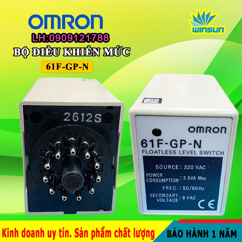Omron Bộ điều khiển mực nước 61F-GP-N Winsun