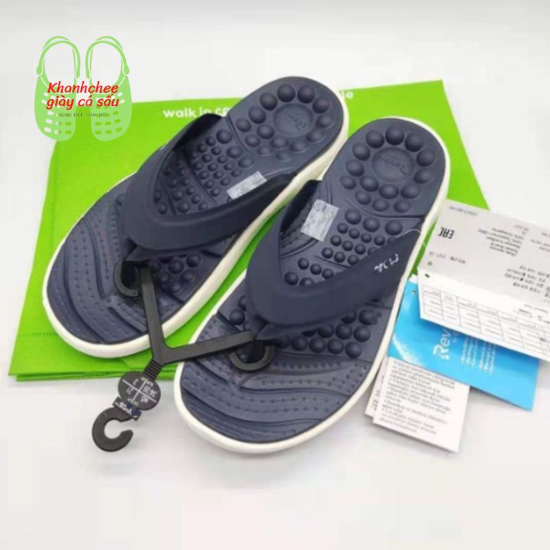 Dép Kẹp Cross Nam Reviva Flip-flop, dép massage, đế chống trơn,chuẩn xịn