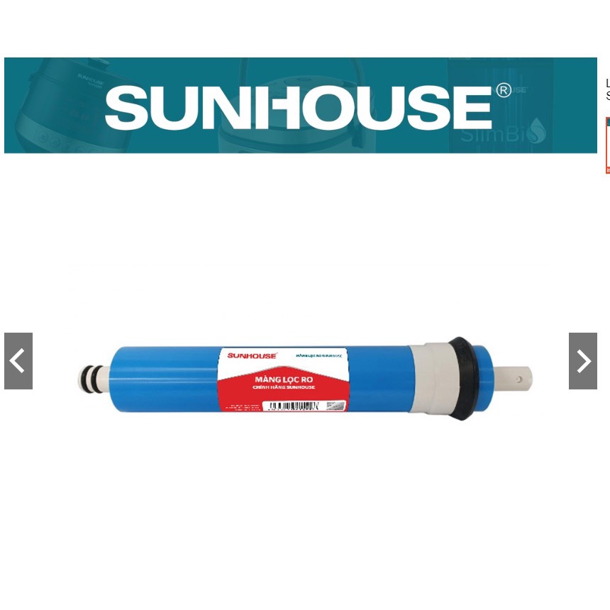 Combo lõi lọc nước, bộ lõi lọc nước Sunhouse