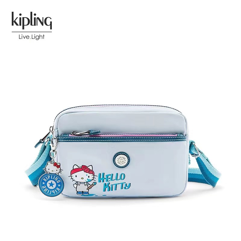 KIPLING Túi Đeo Vai Đựng Điện Thoại Gọn Nhẹ Chống Nước Sức Chứa Lớn Mẫu Mới 2022 Hellokitty