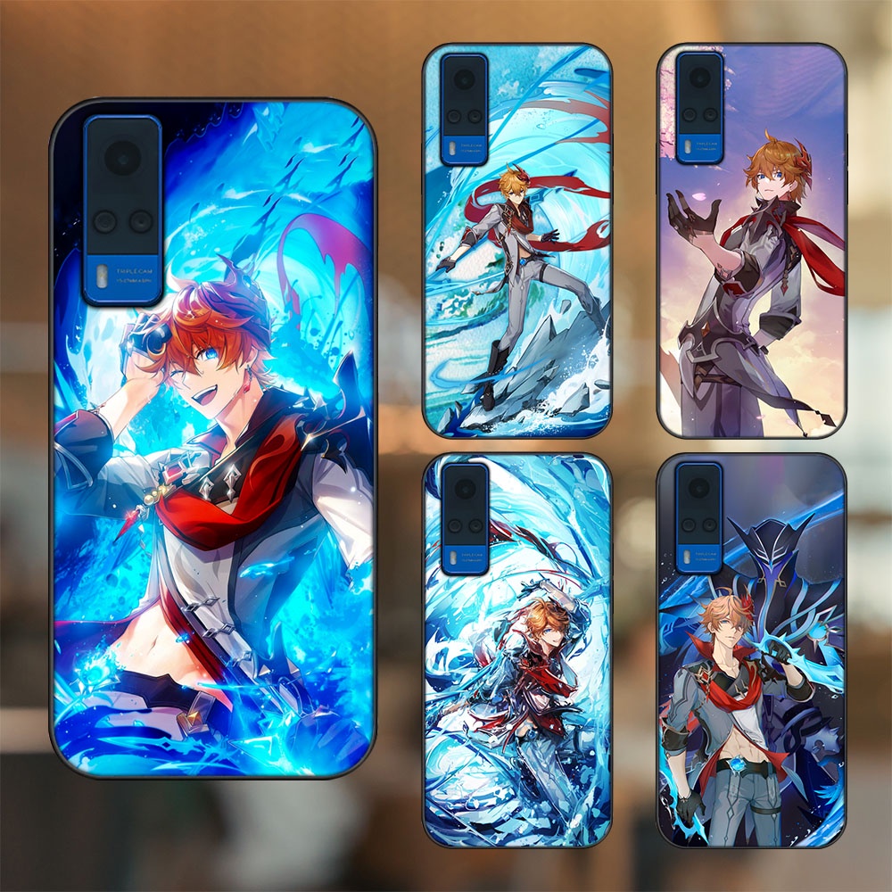 Ốp lưng Vivo Y51 2020, Y53s viền đen in hình Tartaglia Childe Genshin Impact