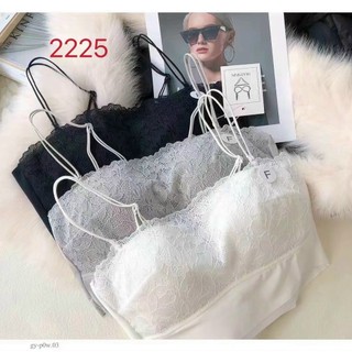 Áo bra ren 2 dây mềm có mút đệm không gọng 2225