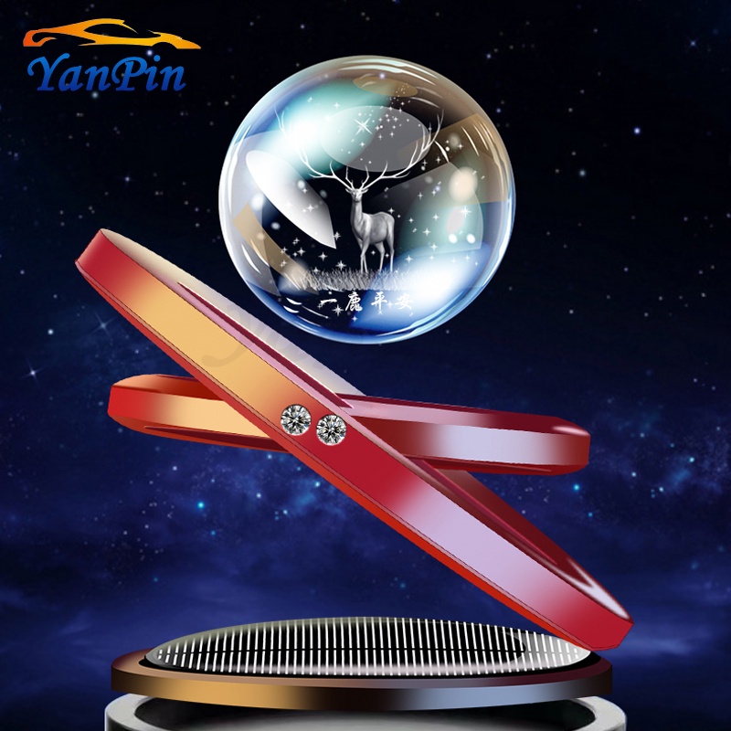 Nước Hoa Dạng Vòng Đôi Xoay Trang Trí Xe Hơi Sử Dụng Năng Lượng Mặt Trời Lâu Trôi