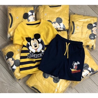 Bộ Mickey vàng bé trai bé gái