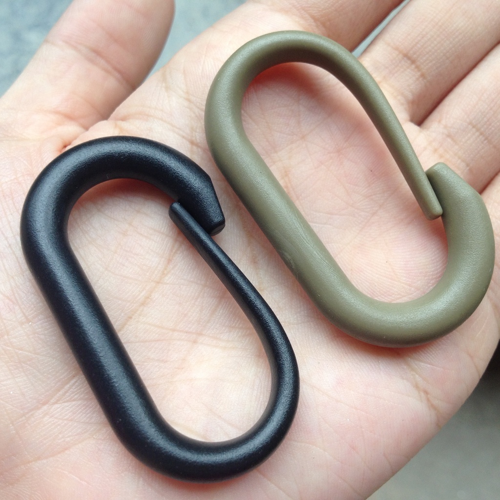 Khóa chữ U bằng nhựa Nylon Dẻo & Cứng - Móc Chìa Khóa -Móc Treo Ba Lô