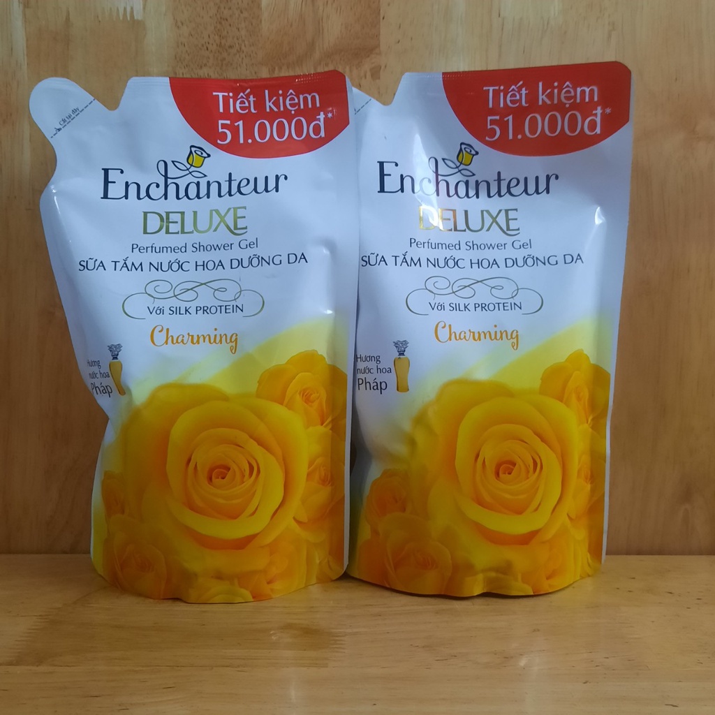 Combo 2 túi Sữa Tắm ENCHANTEUR 450G/túi - BACH HOA HV