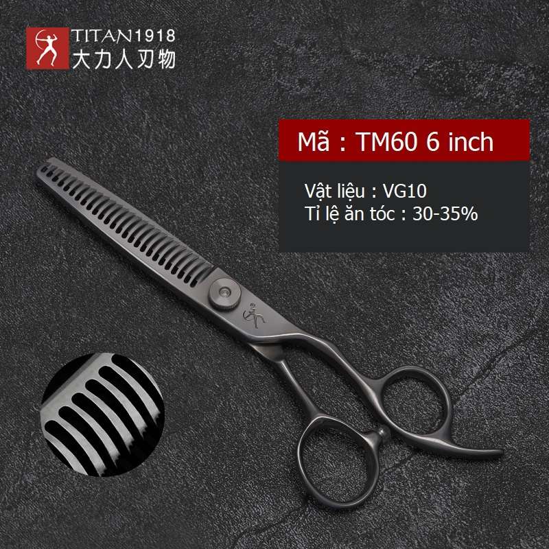 Bô kéo cắt tóc TiTan TM60 VG10 Steel