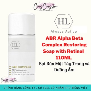[TEM CTY] Bọt Rửa Mặt Tẩy Trang HL ABR Alpha Beta Complex Restoring Soap with Retinol 110mL và Dưỡng Ẩm