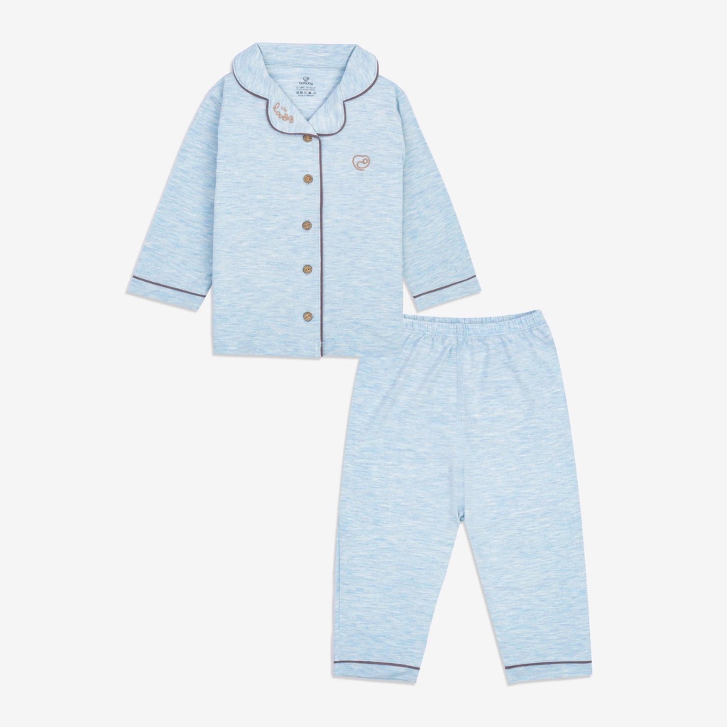 Bộ dài tay Pijamas Bambus Mella Bu cho bé 10kg đến 20kg