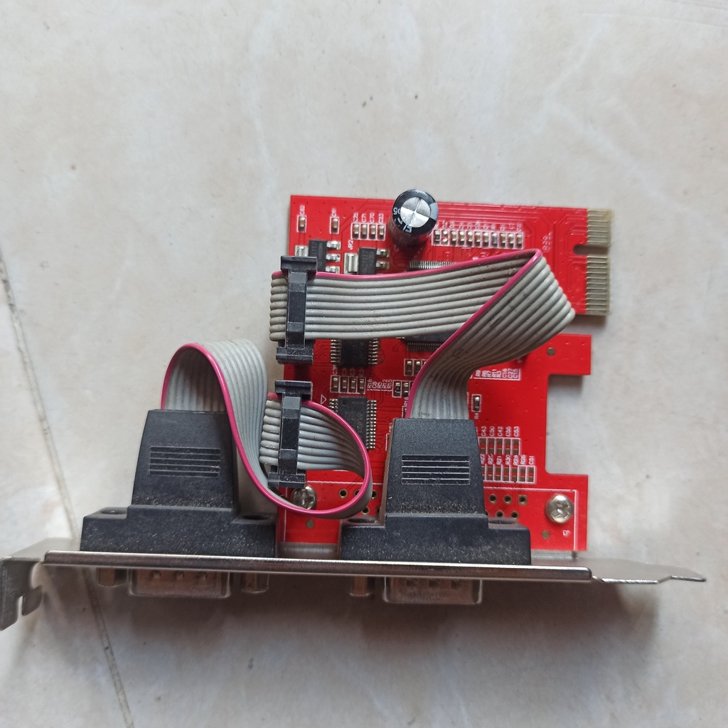 Card PCI-e to 2 cổng Com (RS232) Unitek Y-7504