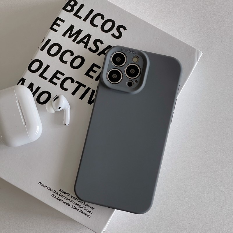 Ốp Điện Thoại KCD03 Mềm Màu Đen / Xám Dành Cho IPhone XS Max IPhone XR IPhone 11 Pro Max 12 Pro Max 13 Pro Max
