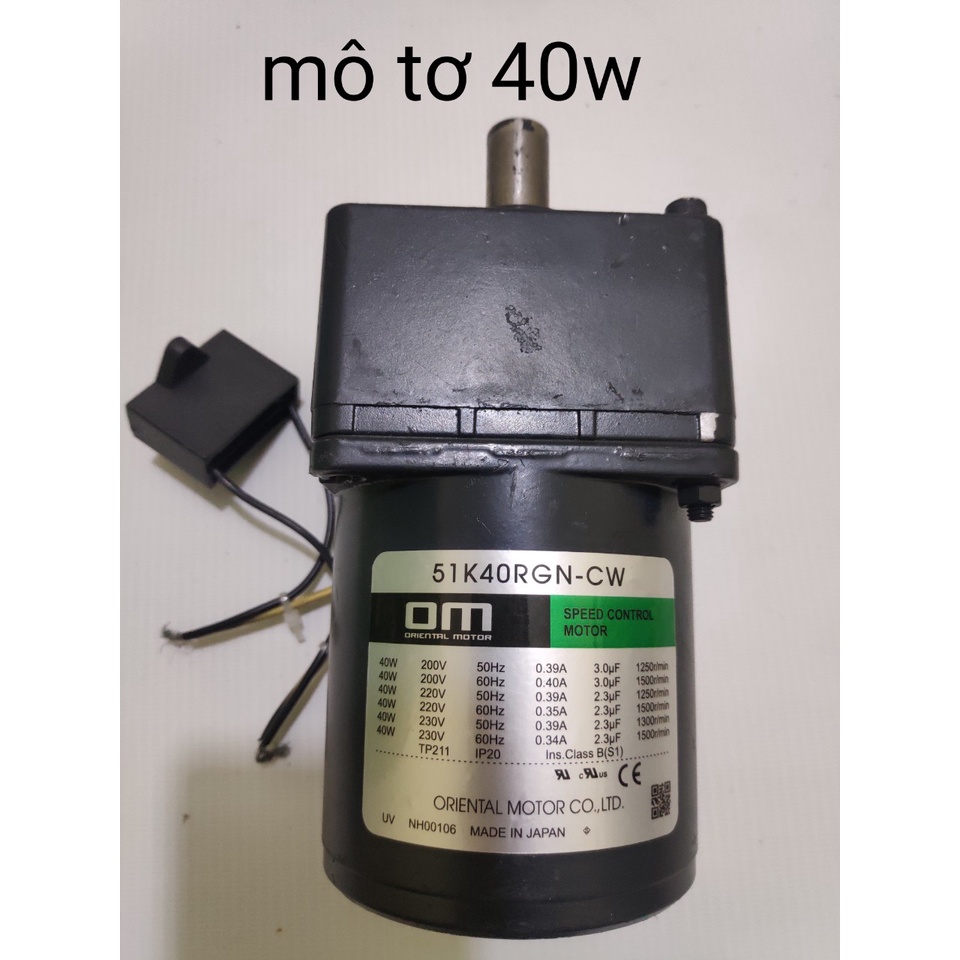 Mô tơ giảm tốc 220v 40w hàng Nhật Bãi loại 1 chế máy nướng vịt