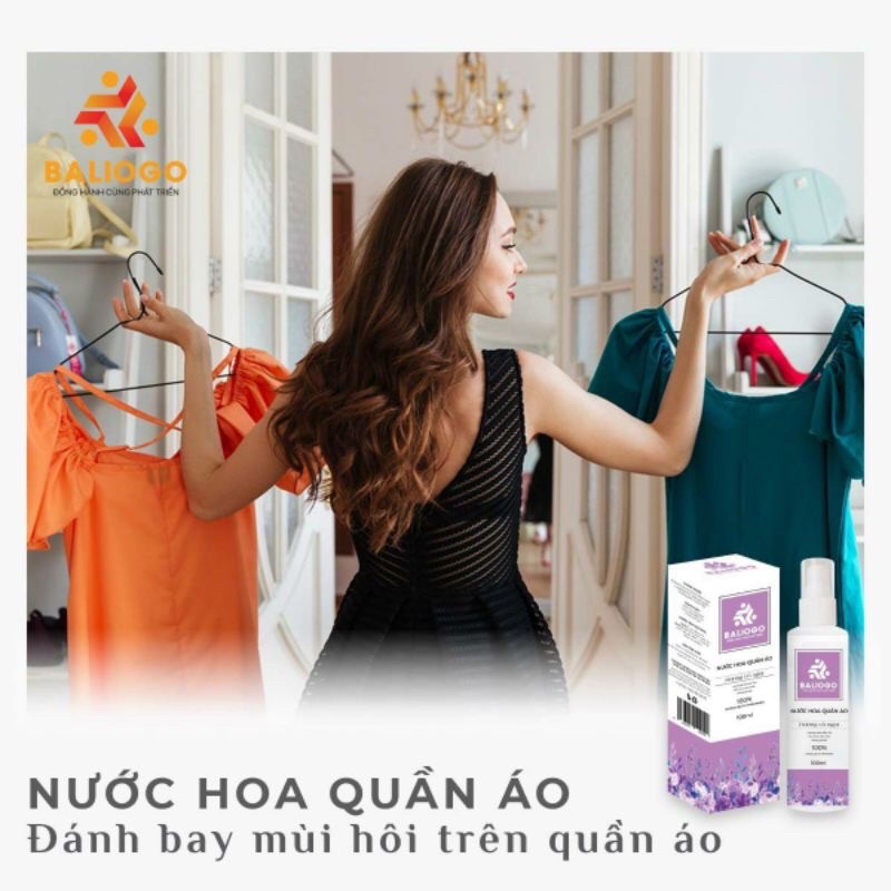 Xịt Thơm Quần Áo Baliogo 100ml
