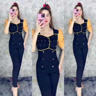Sét bộ thun cát hàn siêu dễ thương.TCH64