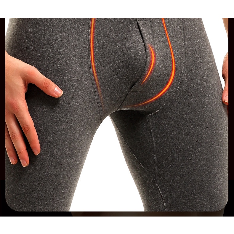 Quần Cotton Len Lót Lông Cừu Dày Dặn Giữ Ấm Thoải Mái Thời Trang Cho Nam Giới