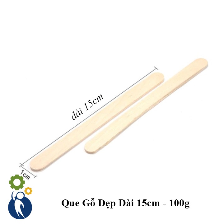 Que Gỗ Dẹp 14,5cm Gói 100g